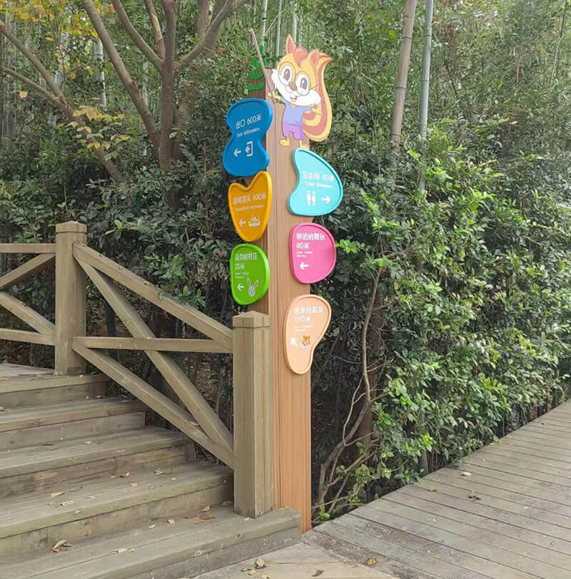 公園導(dǎo)向指示牌制作，獨(dú)特的風(fēng)格設(shè)計(jì)——「標(biāo)識(shí)制作廠(chǎng)家」